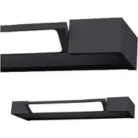 Azzardo LED-Badezimmerwandleuchte Dali 30 3000K schwarz AZ2883 9W 1050lm 3000K IP44 30cm schwarz