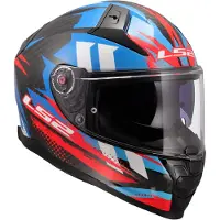 LS2 LS2FF811VectorIICTanticRotBlau06Integralhelm Größe XXS