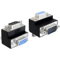 DeLOCK 65266, Sub-D 9 pin, Sub-D 9 pin, Schwarz