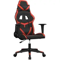 Syfax Gaming-Stuhl Schwarz und Rot Kunstleder
