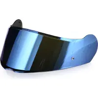 LS2 Blau Iridium Visier für FF908 STROBE II Helm