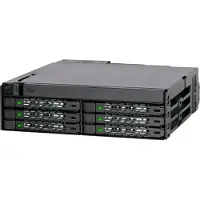 Icy Dock MB606SPO-B, Schwarz, Metall, 1 Lüfter, 4 cm, 12 Gbit/s, CE, REACH