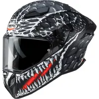 Caberg Drift Evo II Crok Integralhelm Unisex Fiberglas schwarz, L