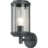 TRIO Außenwandleuchte TANARO, anthrazit, Höhe 33 cm, Metall, IP44