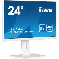 Iiyama ProLite XUB2497HSN-W1, 60,5 cm (23.8"), 1920 x 1080 Pixel, Full HD, LED, 1 ms, Weiß