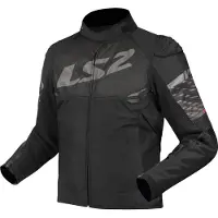 LS2 Apex Jacke Jacke Apex Damen schwarz dunkelgrau Gr.xxl