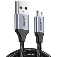 UGREEN Kabel Usb Do Micro Usb Us290 Usb Qc 3.0 2.4A 1.5M (Czarny)