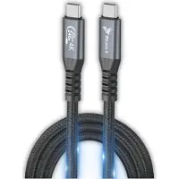 Reagle USB C Kabel 5m VR Tethering für Meta Quest 3 3S 20Gbps 240W Power Delivery 4K 144Hz Video für PC Laptop Konsole Gaming Nylongeflecht