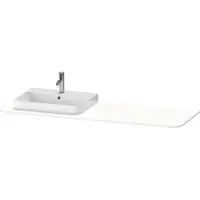 Duravit Waschtisch-Konsole Happy D.2 Plus 160x55cm, m 1 AS, Beck. li, we s-matt