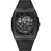 Ingersoll Automatikuhr "The Challenger", schwarz, schwarz, schwarz, schwarz, Armbanduhren, Herren, schwarz, Automatikuhr, Armbanduhr, Herrenuhr, Mechanische Uhr, Silikonarmband, analog