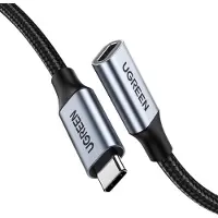 UGREEN USB-C PD QC-Verlängerungskabel 100 W 5 A 10 Gbit/s 0,5 m – Grau