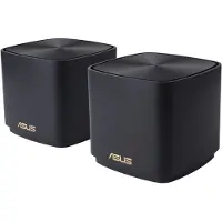 Asus ZenWiFi XD4 Plus (B-2-PK), Schwarz, Intern, Mesh-Router, Leistung, 306,58 m², Dual-Band (2,4 GHz/5 GHz)