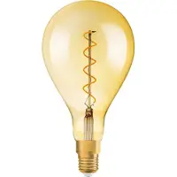 Osram Vintage 1906 LED 28 5 W/2000 K E27 LED-Lampe, Birnenform, Sockel E27, 5 Watt, Warmweiß, 2000 K,