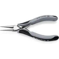 Knipex ESD Elektronik-Greifzange 145 mm, spiegelpoliert, Mehrkomponenten-Hüllen