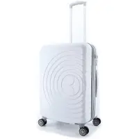 Elle Mittleres Etui Debossed Weiß