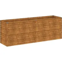 Syfax Garten-Hochbeet 196 x 50 x 69 cm Cortenstahl