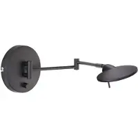 TRIO Leuchten - Moderne Wandleuchte schwarz verstellbar inkl. LED - Kazam | Wohnzimmer | Schlafzimmer | Küche - Stahl Organisch - | (nicht austauschbare) LED
