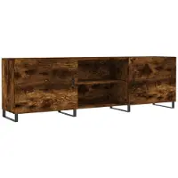 Syfax TV-Schrank Räuchereiche 150x30x50 cm Holzwerkstoff