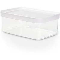 EMSA Optima Trockenvorratsdose 2 Liter, rechteckig, 100% sicher/hygienisch/Platzeffizient, Frischedichtung, transparentes Design, N1142200
