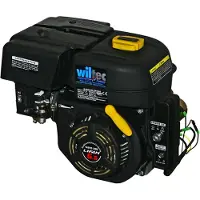 Wiltec LIFAN 168 Benzinmotor 4,8 kW 6,5 PS 196 ccm mit Ölbadkupplung Reduktionsgetriebe 2:1 E-Starter