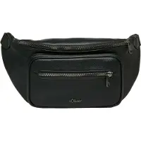 s.Oliver Umhängetasche Crossbody Bag Grey / Black schwarz