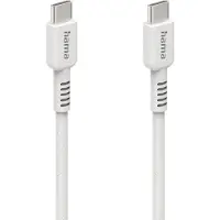 Hama 00187282, 1 m, USB C, USB C, 0,48 Gbit/s, Weiß
