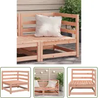 The Living Store Garten-Ecksofa 70x70x67 cm Massivholz Douglasie