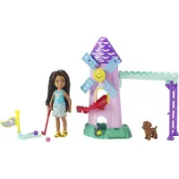 Mattel FRL85 - Barbie - Chelsea Puppe und Mini-Golf Spielset