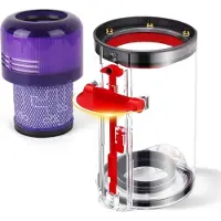 INF Ersatz-Staubbehälter + Filter für Dyson V11, V15, SV14, SV15, SV22 Staubsauger