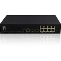 LevelOne GEP-1061, Managed, L2, Gigabit Ethernet (10/100/1000), Power over Ethernet (PoE), Rack-Einbau