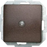 Kopp 650676082 PARIS - Universalschalter (Aus-/Wechsel) beleuchtet, Farbe: palisander