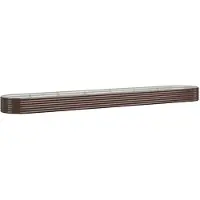 Syfax Hochbeet Verzinkter Stahl 544x100x36 cm Braun