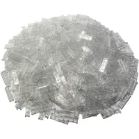 LEGO 100 Fliesen 1x4, Transparent