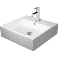 Duravit Möbelwaschtisch geschliffen Vero Air 50x47cm, we WG, o. HL, m ÜL, HLB