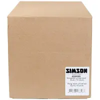 Simson 5360856, Ringschloss, Schwarz, Silber, Kunststoff, Stahl, Schlüssel, 25 mm, China