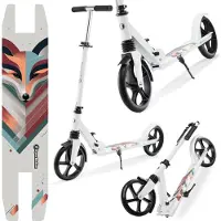 HyperMotion Zweirädriger Roller für junge Erwachsene - mit Stoßdämpfer - CITY SWIFT Winter Fox - 100kg