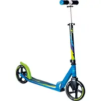 Globber muuwmi Aluminium Scooter– Tretroller, 205 mm, ABEC 7, , höhenverstellbar, XL-Deck, grün-blau-schwarz