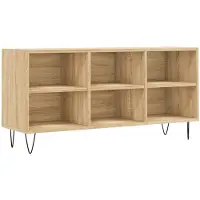Syfax TV-Schrank Sonoma-Eiche 103,5x30x50 cm Holzwerkstoff
