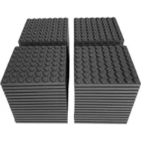 LEGO 10x Bauplatte 8x8, Dunkelgrau