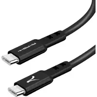 Akashi USB-C / USB-C Kabel Schnellladekabel, 3A Synchrokabel, 1.5m, - Schwarz