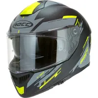 ROCC 861 Helm, schwarz matt/neon, 2XL (63/64)