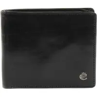Esquire Leder Geldbörse Toscana RFID Wallet Black schwarz