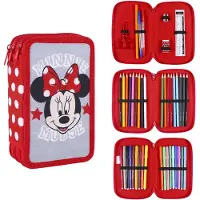 Disney Minnie Mouse Schreibset Komplett 44-teiliges Federmäppchen