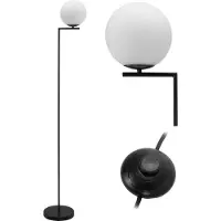 Toolight Stehlampe App920-1F Glamour Ball 1-Lichtquelle E27 18X150Cm