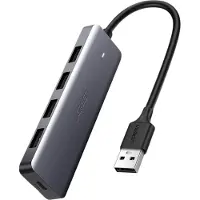 UGREEN Splitter Usb Hub - 4X Usb 3.2 Gen 1 mit Micro Usb Power Port Grau (Cm219 50985)