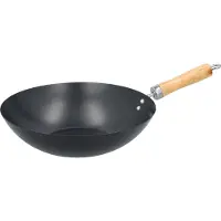 Sonstiges Alpina Wokpfanne 30CM - Antihaft Edelstahl Holzgriff Nicht Induktion
