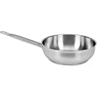 TRIZERATOP Yato Gastro 13483 Kasserolle, Edelstahl, 24 cm Durchmesser, Induktionsherd-geeignet