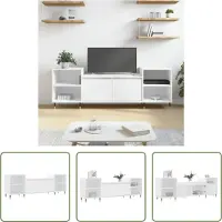 The Living Store TV-Schrank Weiß 160x35x55 cm Holzwerkstoff