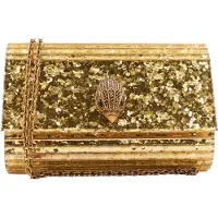 Kurt Geiger LONDON PARTU EAGLE CLUTH Gold
