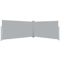 Syfax Ausziehbare Seitenmarkise 160x600 cm Grau